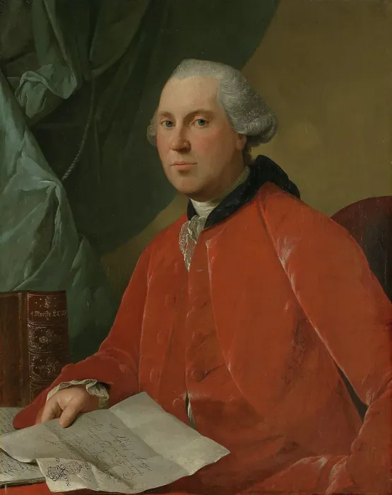 Framed Print : Portrait of Lauritz Christian Steen, 1766. Creator: Jens Juel Framed Print : Portrait of Lauritz Christian Steen, 1766. Creator: Jens Juel
