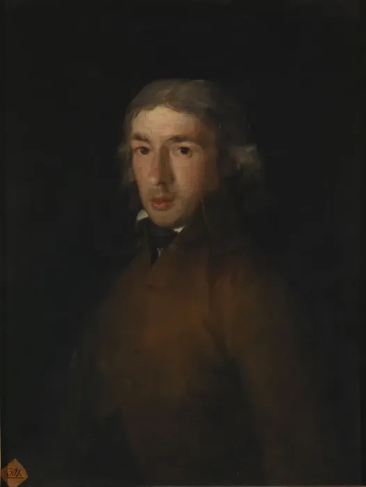 Framed Print : Portrait of Leandro Fernandez de Moratin. Artist: Goya, Francisco, de (1746-1828) Framed Print : Portrait of Leandro Fernandez de Moratin. Artist: Goya, Francisco, de (1746-1828)