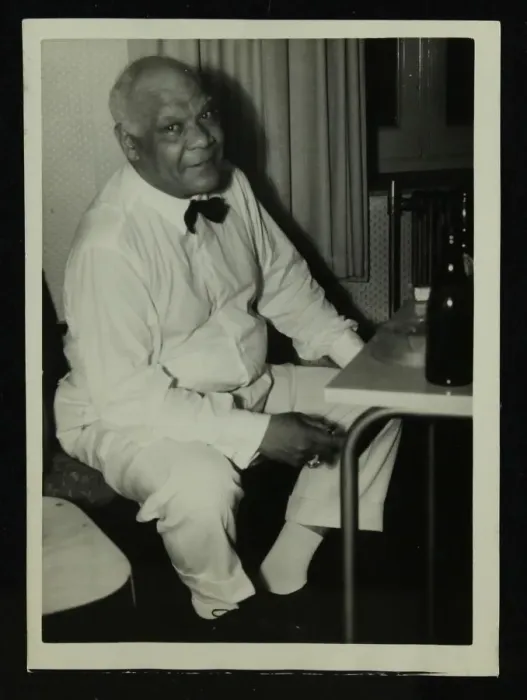 Framed Print : Portrait of legendary American jazz musician Sidney Bechet, 1950s. Artist: Denis Williams Framed Print : Portrait of legendary American jazz musician Sidney Bechet, 1950s. Artist: Denis Williams