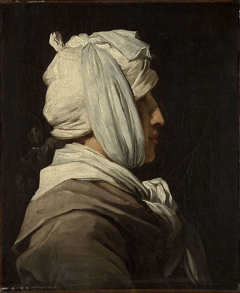 Portrait of Lemonnier with bandaged head, 1775