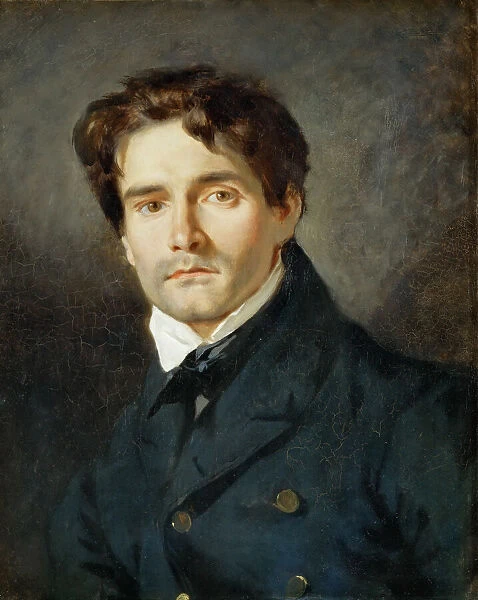 Portrait of Léon Riesener (1808-1878), 1835. Creator: Delacroix