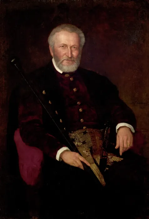 Framed Print : Portrait of Leon Sapieha, 1878. Creator: Henryk Rodakowski Framed Print : Portrait of Leon Sapieha, 1878. Creator: Henryk Rodakowski