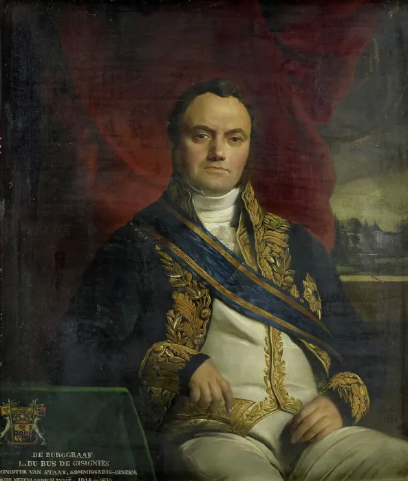 Framed Print : Portrait of Léonard Pierre Joseph, Viscount du Bus de Gisignies, Commissioner-General, 1836. Creator: Francois-Joseph Navez Framed Print : Portrait of Léonard Pierre Joseph, Viscount du Bus de Gisignies, Commissioner-General, 1836. Creator: Francois-Joseph Navez