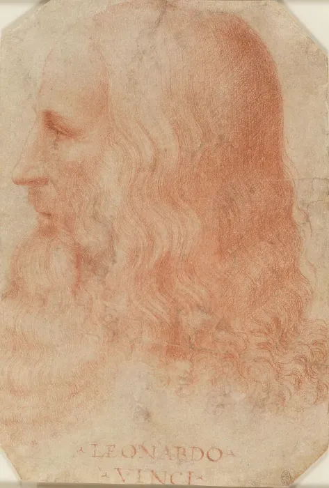 Framed Print : Portrait of Leonardo da Vinci, c1515-1518. Creator: Melzi, Francesco (1493-ca. 1570) Framed Print : Portrait of Leonardo da Vinci, c1515-1518. Creator: Melzi, Francesco (1493-ca. 1570)
