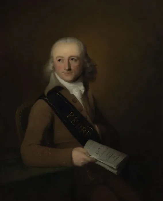 Framed Print : Portrait of Leonardus van der Voort, 1799. Creator: Johann Bernhard Scheffer Framed Print : Portrait of Leonardus van der Voort, 1799. Creator: Johann Bernhard Scheffer