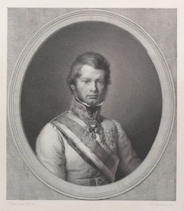 Framed Print : Portrait of Leopold II, Grand Duke of Tuscany, 1831-33. 1831-33 Framed Print : Portrait of Leopold II, Grand Duke of Tuscany, 1831-33. 1831-33