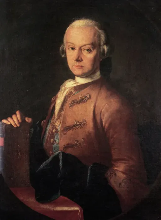 Framed Print : Portrait of Leopold Mozart (1719-1787) Framed Print : Portrait of Leopold Mozart (1719-1787)