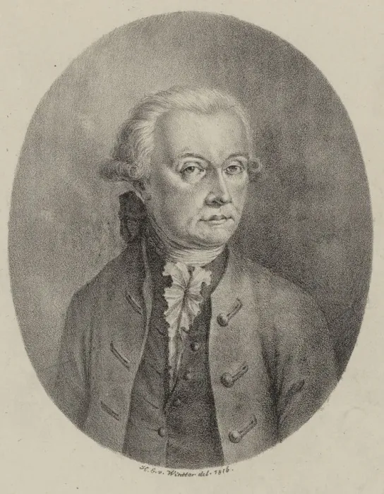 Framed Print : Portrait of Leopold Mozart (1719-1787), 1816. Creator: Winter, Heinrich Eduard von (1788-1825) Framed Print : Portrait of Leopold Mozart (1719-1787), 1816. Creator: Winter, Heinrich Eduard von (1788-1825)