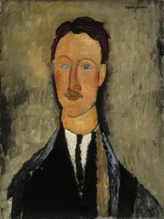 Framed Print : Portrait of Leopold Survage (1879-1968). Artist: Modigliani, Amedeo (1884-1920) Framed Print : Portrait of Leopold Survage (1879-1968). Artist: Modigliani, Amedeo (1884-1920)