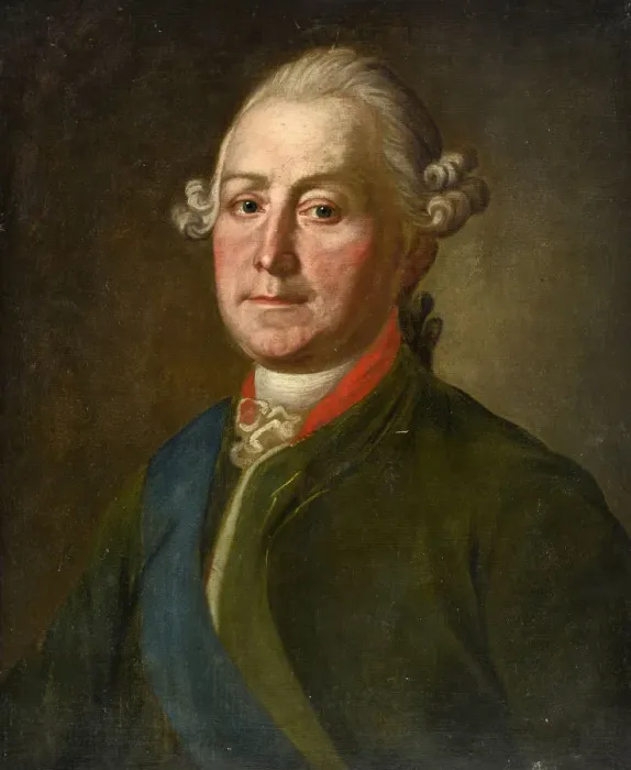 Framed Print : Portrait of Lev Alexandrovich Naryshkin (1733-1799), Second Half of the 18th century. Artist: Anonymous Framed Print : Portrait of Lev Alexandrovich Naryshkin (1733-1799), Second Half of the 18th century. Artist: Anonymous