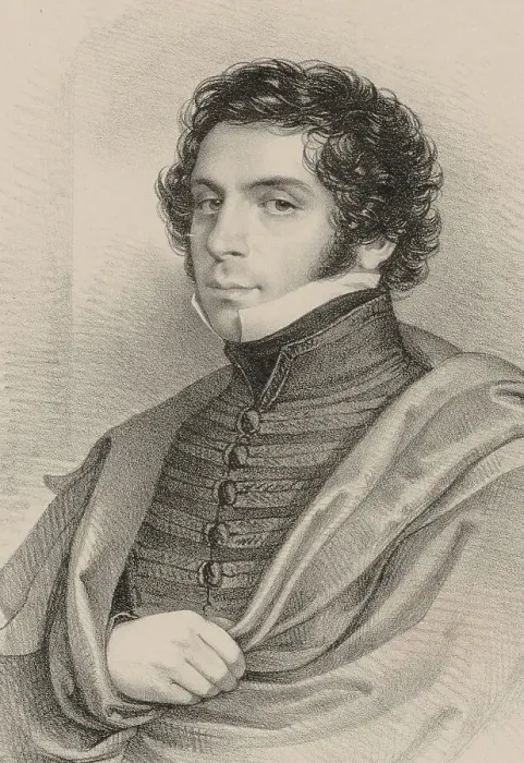 Framed Print : Portrait of the librettist Arcangelo Berrettoni, 1827. Creator: Kriehuber, Josef (1800-1876) Framed Print : Portrait of the librettist Arcangelo Berrettoni, 1827. Creator: Kriehuber, Josef (1800-1876)