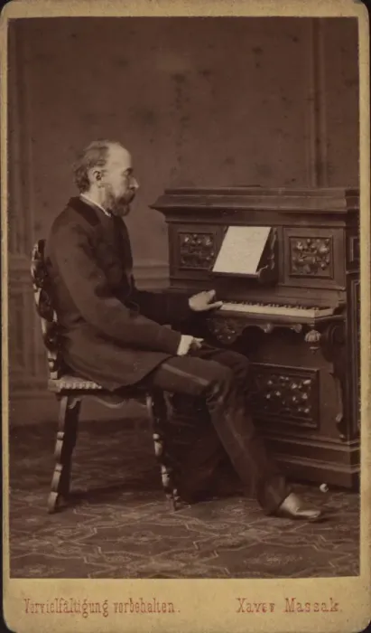 Framed Print : Portrait of the librettist and composer Franz Friedrich Richard Genee (1823-1895) Framed Print : Portrait of the librettist and composer Franz Friedrich Richard Genee (1823-1895)