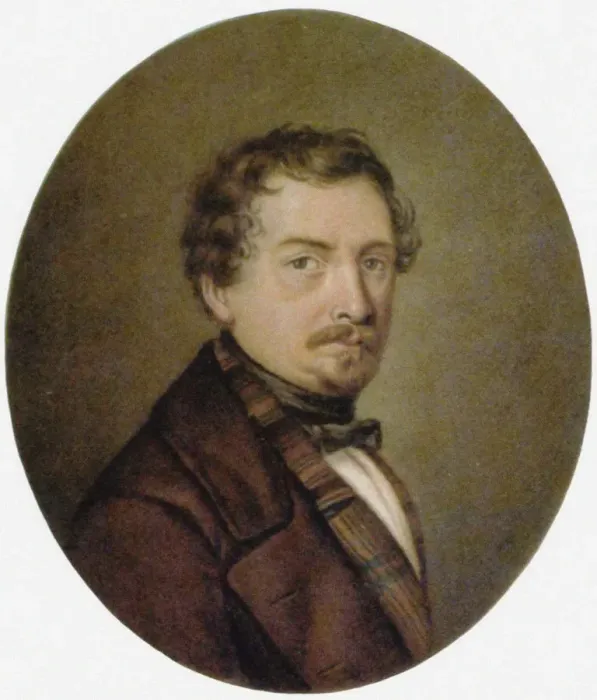 Framed Print : Portrait of the librettist Salvatore Cammarano (1801-1852) Framed Print : Portrait of the librettist Salvatore Cammarano (1801-1852)