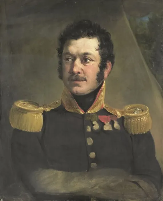 Framed Print : Portrait of Lieutenant-General Frederik Knotzer, c.1832. Creator: Jan Willem Pieneman Framed Print : Portrait of Lieutenant-General Frederik Knotzer, c.1832. Creator: Jan Willem Pieneman