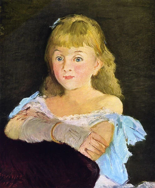 Portrait of Lina Campineanu, 1878. Artist: Edouard Manet