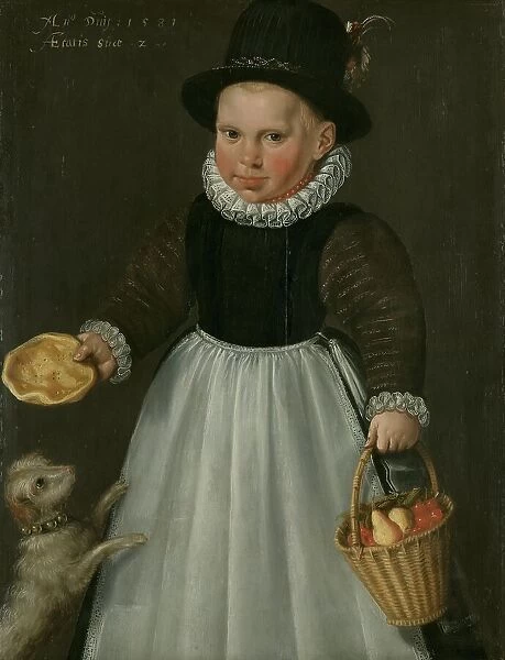 Portrait of a little Boy, 1581. Creator: Jacob Willemsz. Delff the Younger