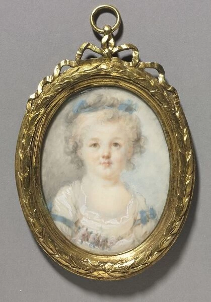 Portrait of a Little Girl, c. 1785. Creator: Anne-Marie Fragonard (French, 1745-1823)