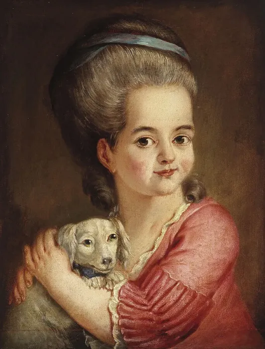 Framed Print : Portrait of a little girl. Creator: Unknown Framed Print : Portrait of a little girl. Creator: Unknown