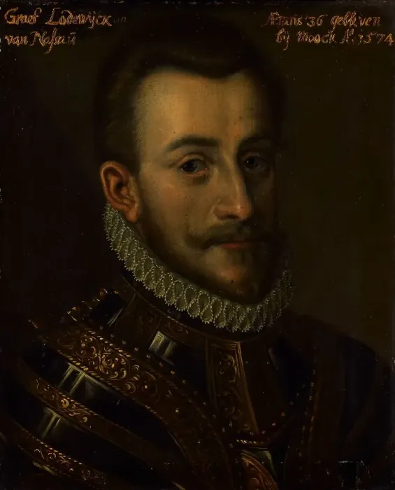 Framed Print : Portrait of Lodewijk (1538-74), Count of Nassau, c.1609-c.1633. Creator: Unknown Framed Print : Portrait of Lodewijk (1538-74), Count of Nassau, c.1609-c.1633. Creator: Unknown