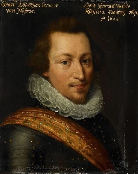 Portrait of Lodewijk Günther (1575-1604), Count of Nassau, c.1609-c.1633. Creator: Workshop of Jan Antonisz van Ravesteyn