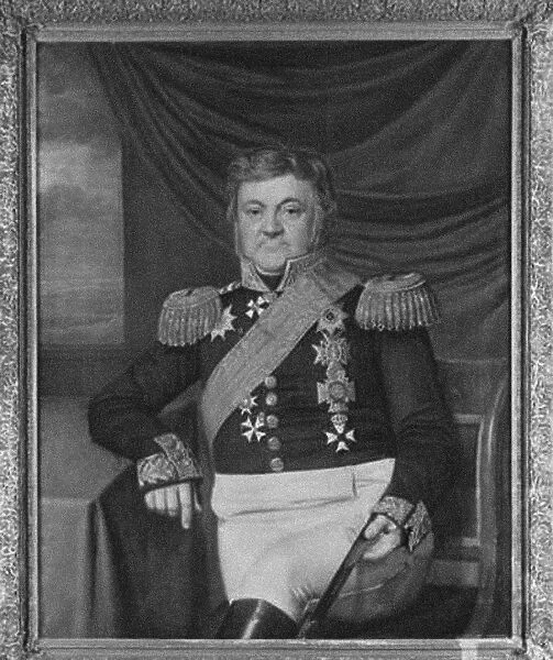 Portrait of Lodewijk Sigismund Vincent van Heiden (1773-1850), 1830s. Artist: Wicheren, Johan Joeke Gabriel van (1808-1897)