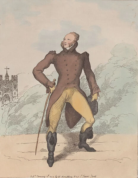 A Portrait (Lord Petersham), January 10, 1812. January 10, 1812