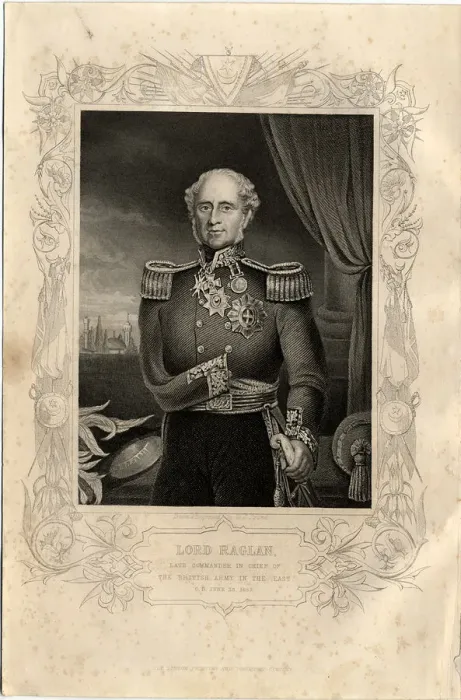 Framed Print : Portrait of Lord Raglan, 1856. Artist: Pound, Daniel J. (1810-1861?) Framed Print : Portrait of Lord Raglan, 1856. Artist: Pound, Daniel J. (1810-1861?)
