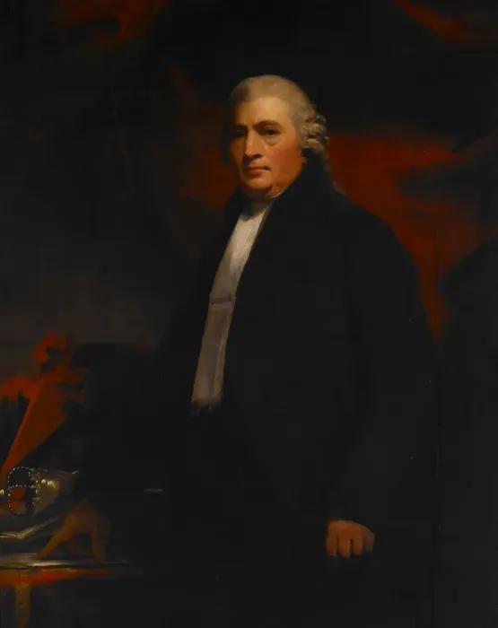 Framed Print : Portrait of Lord Robert Blair, unknown date. Creator: Henry Raeburn