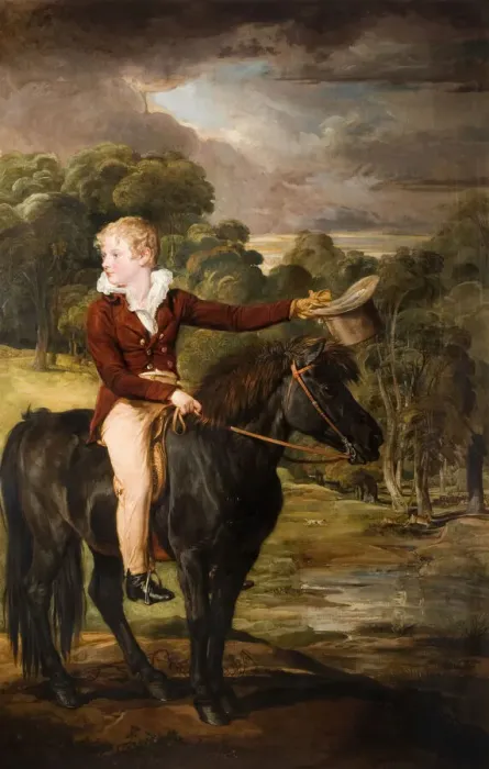 Framed Print : Portrait Of Lord Stanhope (1805-66) Riding A Pony, 1815. Creator: James Ward Framed Print : Portrait Of Lord Stanhope (1805-66) Riding A Pony, 1815. Creator: James Ward