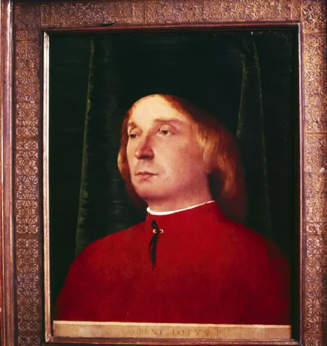 Framed Print : Portrait of Lorenzo, c15th century Framed Print : Portrait of Lorenzo, c15th century