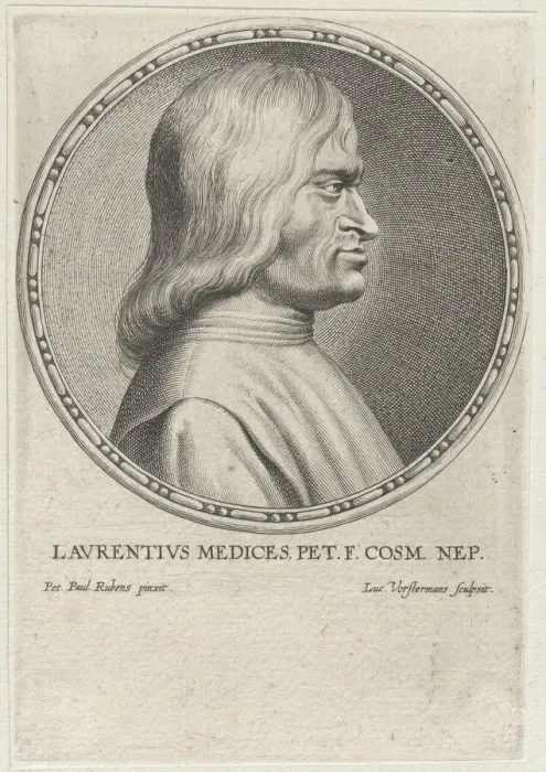 Framed Print : Portrait of Lorenzo de Medici, 1610-50. Creator: Lucas Vorsterman Framed Print : Portrait of Lorenzo de Medici, 1610-50. Creator: Lucas Vorsterman