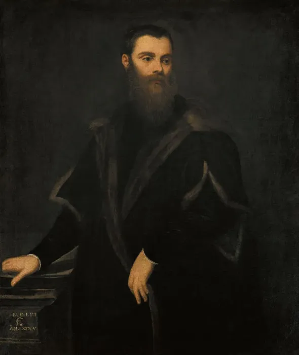 Framed Print : Portrait of Lorenzo Soranzo (1519-1575), 1553. Artist: Tintoretto, Jacopo (1518-1594) Framed Print : Portrait of Lorenzo Soranzo (1519-1575), 1553. Artist: Tintoretto, Jacopo (1518-1594)