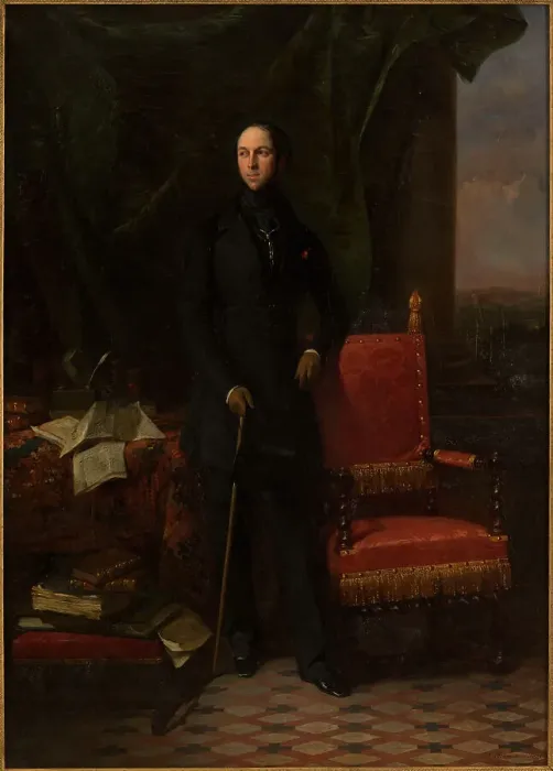 Framed Print : Portrait of Louis-Antoine Garnier-Pagès (1803-1878), c1840. Creator: Aimee Brune Framed Print : Portrait of Louis-Antoine Garnier-Pagès (1803-1878), c1840. Creator: Aimee Brune