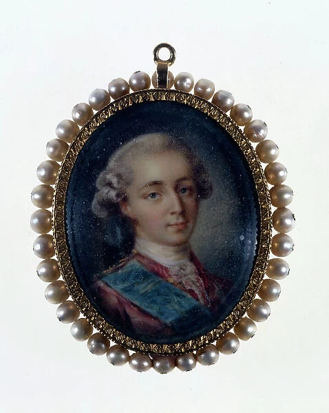 Portrait of Louis-Auguste, Dauphin of France, future Louis XVI, c1769. Creator: Peter Adolf Hall