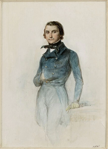 Portrait of Louis Blanc (1811-1882). Creator: Raffet, Auguste (1804-1860)