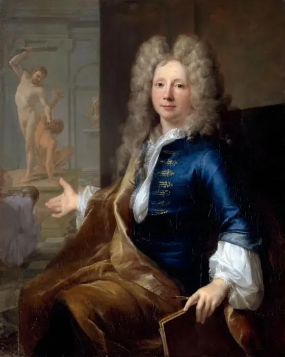Framed Print : Portrait of Louis Boullogne the Younger (1654-1733). Artist: Tocque, Louis (1696-1772) Framed Print : Portrait of Louis Boullogne the Younger (1654-1733). Artist: Tocque, Louis (1696-1772)