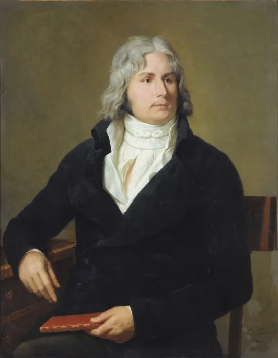 Framed Print : Portrait of Louis-Francois Bertin, known as Bertin the Elder
