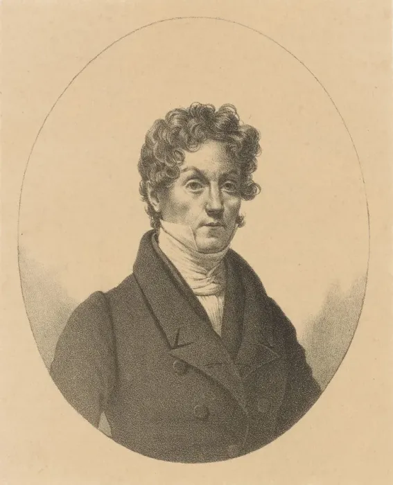 Framed Print : Portrait of Louis-Jacques Milon (1766-1849), 1840s Framed Print : Portrait of Louis-Jacques Milon (1766-1849), 1840s