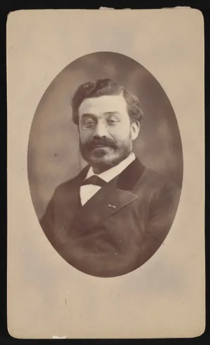 Framed Print : Portrait of Louis Laurent Simonin (1830-1886), Before 1876. Creator: Cayol Freres Framed Print : Portrait of Louis Laurent Simonin (1830-1886), Before 1876. Creator: Cayol Freres