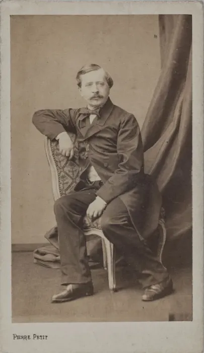 Framed Print : Portrait of Louis de Lomenie (1818-1878). Creator: Petit, Pierre (1598-1677) Framed Print : Portrait of Louis de Lomenie (1818-1878). Creator: Petit, Pierre (1598-1677)