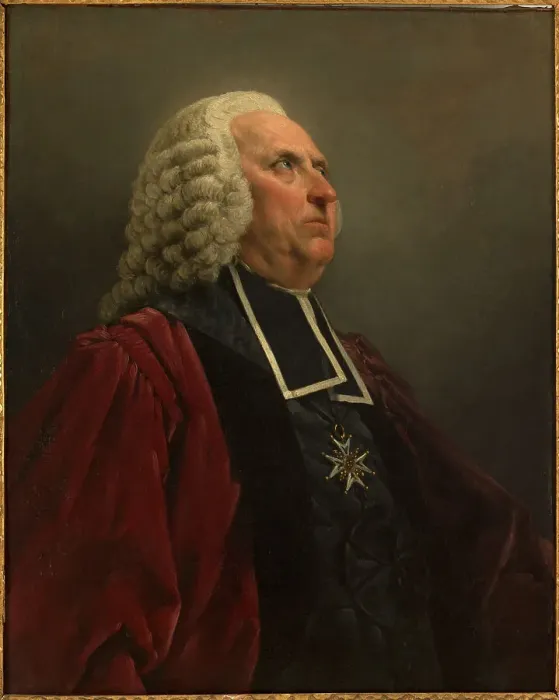 Framed Print : Portrait de Louis Mercier, échevin de Paris en 1761, c1763. Creator: Noël Hallé Framed Print : Portrait de Louis Mercier, échevin de Paris en 1761, c1763. Creator: Noël Hallé