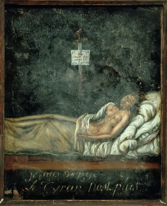 Framed Print : Portrait de Louis-Michel Le Peletier de Saint-Fargeau (1760-1793), sur son lit de mort, c1793. Creator: Jacques-Louis David Framed Print : Portrait de Louis-Michel Le Peletier de Saint-Fargeau (1760-1793), sur son lit de mort, c1793. Creator: Jacques-Louis David