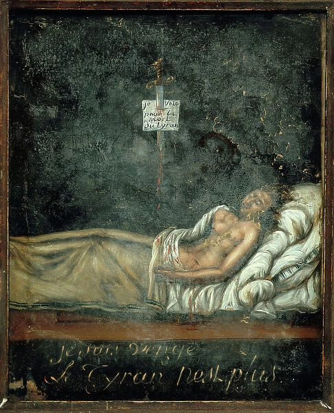 Portrait de Louis-Michel Le Peletier de Saint-Fargeau (1760-1793), sur son lit de mort, c1793. Creator: Jacques-Louis David