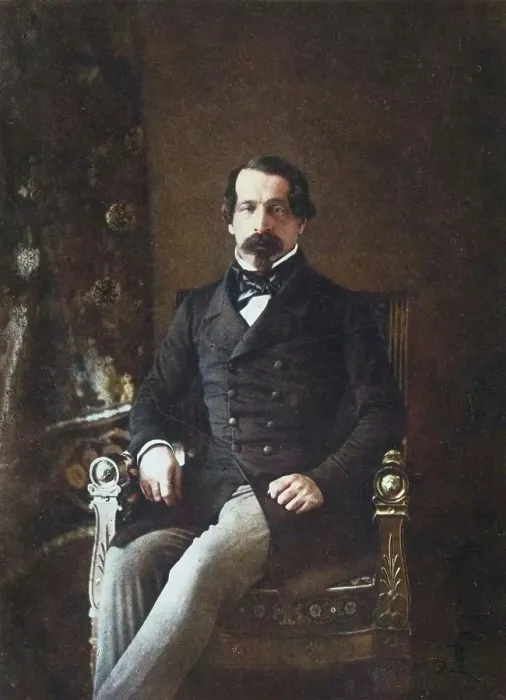 Framed Print : Portrait de Louis-Napoleon Bonaparte en Prince-President, 1852. Creator: Gustave Le Gray Framed Print : Portrait de Louis-Napoleon Bonaparte en Prince-President, 1852. Creator: Gustave Le Gray