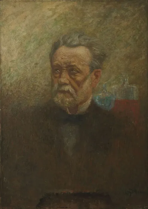 Framed Print : Portrait of Louis Pasteur (1822-1895). Creator: Lévy-Dhurmer, Lucien (1865-1953) Framed Print : Portrait of Louis Pasteur (1822-1895). Creator: Lévy-Dhurmer, Lucien (1865-1953)