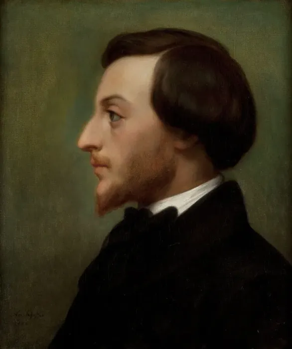 Framed Print : Portrait of Louis Ratisbonne, 1852. Creator: Ary Scheffer Framed Print : Portrait of Louis Ratisbonne, 1852. Creator: Ary Scheffer