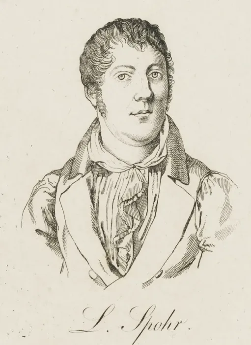 Framed Print : Portrait of Louis Spohr (1784-1859), c. 1830. Creator: Anonymous Framed Print : Portrait of Louis Spohr (1784-1859), c. 1830. Creator: Anonymous