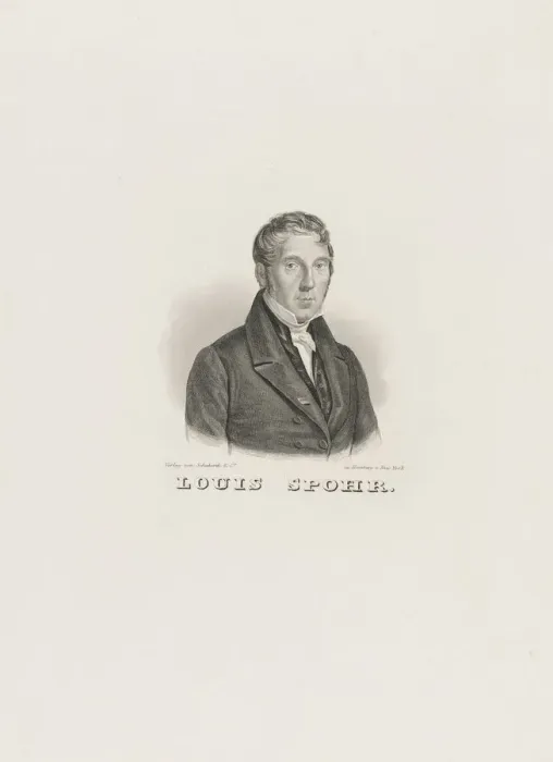 Framed Print : Portrait of Louis Spohr (1784-1859), c. 1830-1840. Creator: Anonymous Framed Print : Portrait of Louis Spohr (1784-1859), c. 1830-1840. Creator: Anonymous