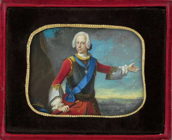 Framed Print : Portrait of Louis VIII (1691-1768), Landgrave of Hesse-Darmstadt, 1750 Framed Print : Portrait of Louis VIII (1691-1768), Landgrave of Hesse-Darmstadt, 1750