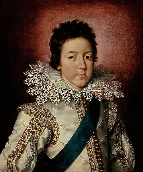 Portrait of Louis XIII, King of France as a Boy, c1616. Creator: Frans Pourbus the Younger